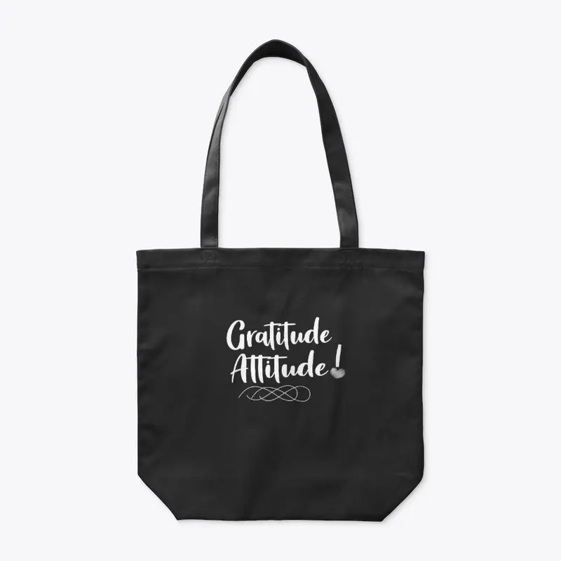 Gratitude Attitude - White Lettering